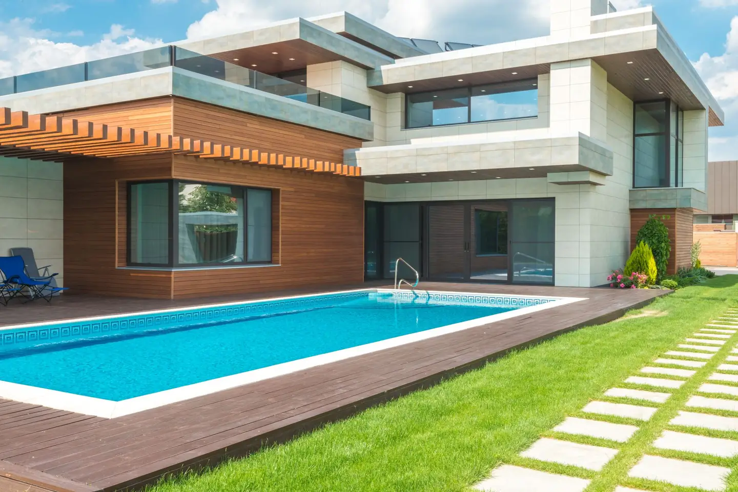 Swimming pool built in Caddens, NSW